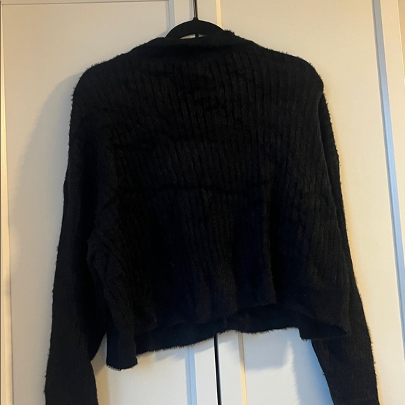 Cotton-On black long sleeve cardigan. - Picture 5 of 6